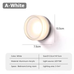 Nordic LED Wall Lamp For Bedroom Headboard Entrance Corridor Indoor Atmosphere Wall Lamp Background Decoration Ceiling Lamp