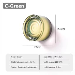 Nordic LED Wall Lamp For Bedroom Headboard Entrance Corridor Indoor Atmosphere Wall Lamp Background Decoration Ceiling Lamp