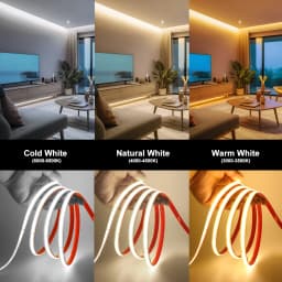 AC 220V COB Strip IP65 Waterproof 10CM Cut 240Leds/M 3000K 4000K 6000K Home Decor Flexible Ribbon Rope Tape LED Light