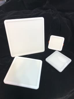 LED Panel Lights Ultra thin Recessed Downlight 6W 8W 15W 20W 110V-220V Square Panel lamp Ceiling Lamp White