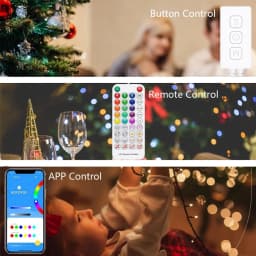 SP548E SP611E APP LED Controller Wifi Bluetooth Music 5V-24V WS2811 WS2812B RGBIC LED Strip Light Works with Alexa Google Home