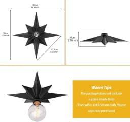Creative Star Wall Lamp LED Wall Lamp for Luxury Living Room Bedroom Bedside Hotels Background Home Decorative Wall Sconce
