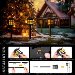 1/2/4pcs 10LEDS Solar Flame Torch Light Flickering Light Waterproof Garden Decoration Outdoor Lawn Path Yard Patio Floor Lamp