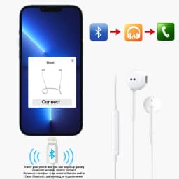 For iphone iPad Laptops Tablet Headphone For iPhone 16 15 14 13 12 11 Pro Max Earphones X XS 7 8 Plus 3.5mm Stereo Wired Earbuds
