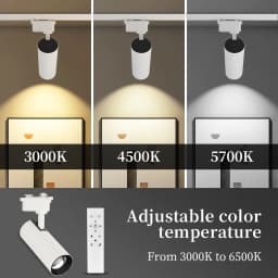 Remote Control Set LED Track Light Dimmable Ceiling Spotlight Rail Light Led Track Rail Spotlight Clothing Store Ceiling Lights