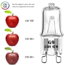 100PCS G9 230V 18W 20W 25W 33W 40W LED Lamp Bulbs Inserted Beads Crystal Lamp Halogen Bulb Eco Halogen Light Bulbs Capsule