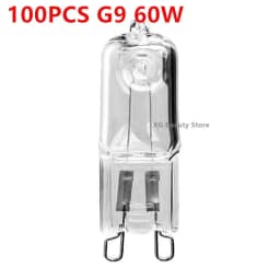 100PCS G9 230V 18W 20W 25W 33W 40W LED Lamp Bulbs Inserted Beads Crystal Lamp Halogen Bulb Eco Halogen Light Bulbs Capsule