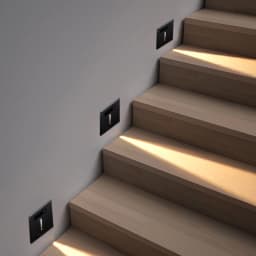 Smart Bedside Human Body Induction Footlight Tempered Glass Night Light 86 Embedded Stair Corridor Step Skirting Aisle LED Light