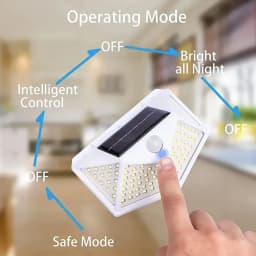 1/2/4/6/8 100 LED Solar Light PIR Motion Sensor Wall Light Solar Lamp Solar Powered Sunlight Street Lamp Garden Decoration