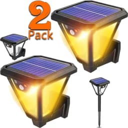 1~2Pack Solar Lights Outdoor 2IN1 Waterproof LED Tungsten Light Bulb Motion Sensor Wall Lamp for Garden Decoration Lawn Camping