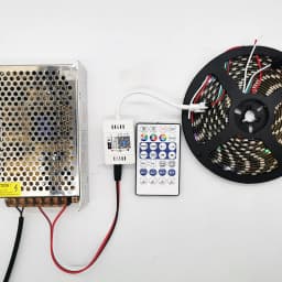 DC12-24V 28Key Dual Output Music LED Controller Wifi Pixels For 3Pin Individually Addressable 5050 RGB Strip Light Ring Panel