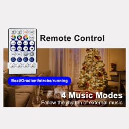 DC12-24V 28Key Dual Output Music LED Controller Wifi Pixels For 3Pin Individually Addressable 5050 RGB Strip Light Ring Panel