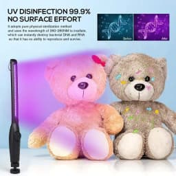 1Pack Portable UV Disinfection Lamp Uvc Led Strip Sterilizer UV Wand Sanitizer Disinfection Germicidal Stick For Cell Phone Kill