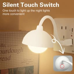 DC 5V USB Plug-in Smart Bedroom Night Light Lamp Remote Touch Switch LED Bedside Lamp Remote Control
