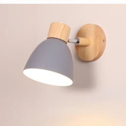 Minimalist Macaroon 6 Color Steering Head E27 Nordic Wall Lights Bedside Wall Sconce Modern Wall Light for Bedroom Nordic