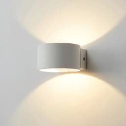 Indoor Wall Lamp Aluminum Lamp up and down Light Bedroom Bedside Lamp Living Room Background Wall Lamp Black White Light Fixture