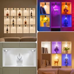 Mini USB 1W LED Spot Lights Rotatable Ceiling Lamp Jewelry Showcase Counter Closet Cabinet Shelf Bedroom Decor Lighting