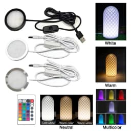 For Bambu Lab LED Lamp Holder Adjustable Light Kit Parts Hardware DIY Model Multicolor Light Aluminum Alloy Shell 001