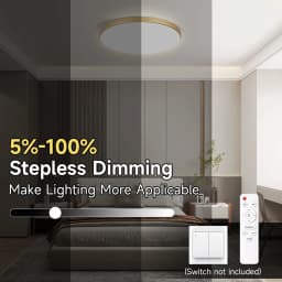 Led Ceiling Light With Remote Control Modern Smart Ceiling Lamp Rgb Dimmable 110V 220V Led Lights Room Kitchen Living Room Light