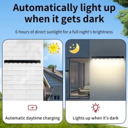 4/6/8LED Solar Wall Light Outdoor Waterproof Solar Fence Sign Lights Garden Decor Porch Patio Deck Balcony Home Atmosphere Light