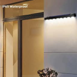 4/6/8LED Solar Wall Light Outdoor Waterproof Solar Fence Sign Lights Garden Decor Porch Patio Deck Balcony Home Atmosphere Light