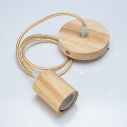 Wooden Pendant Lights Vintage Pendant Lamp E27 Home Decorative Chandelier Bedroom Restaurant Teahouse Single Head Lamp