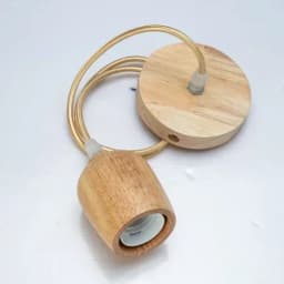 Wooden Pendant Lights Vintage Pendant Lamp E27 Home Decorative Chandelier Bedroom Restaurant Teahouse Single Head Lamp