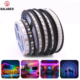 WS2812B Led Strip 5v 30/60/74/96/144 Leds Smart RGB Pixel Strip Black/White PCB IP30/65/67 WS2811 IC Led Light 1m/2m/3m/4m/5m