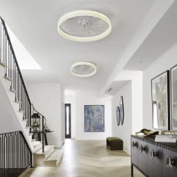 Modern Ceiling Fan (With Lighting) Silent LED Dimmable Ceiling Fan (With Remote Control) for Bedroom Study Dining Room