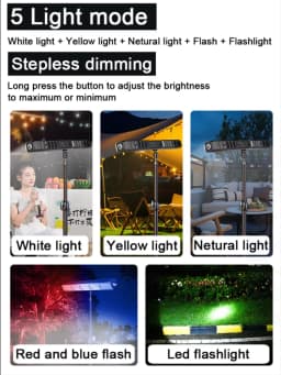 High Power Magnetic LED Light Bar 2026 New Portable USB Rechargeable Work Light 3 Modes IP66 Waterproof Emergency Power Bank