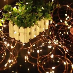 Christmas Home Bedroom Decoration Garland 10/20/50/100 LED Battery Operated Led Wire Fairy Lights Wedding String Lights Party