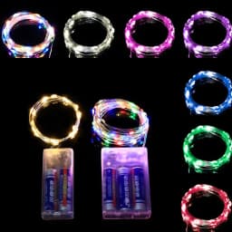 Christmas Home Bedroom Decoration Garland 10/20/50/100 LED Battery Operated Led Wire Fairy Lights Wedding String Lights Party