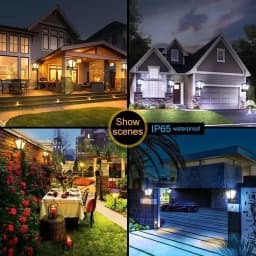 2-IN-1 Solar Light Outdoor Wall Lamp&Camping Lantern Solar Powered Motion Sensor Light Waterproof for Garden Yard Porch Lawn Str