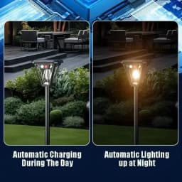 2-IN-1 Solar Light Outdoor Wall Lamp&Camping Lantern Solar Powered Motion Sensor Light Waterproof for Garden Yard Porch Lawn Str