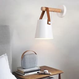 Wooden Wall Lamp Interior Light Fixture For Home Sconce Interior Lighting Living Room Nordic Modern Bed Wall Lamps With Wire E27