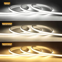 2m 5m 10m Smart PIR Motion Sensor Switch 24V COB LED Strip Light Neon Silicone Gel Tape Auto ON/OFF For Stair,Wardrobe Decor
