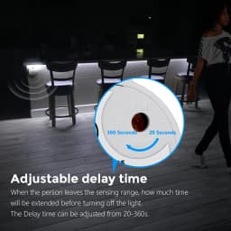 2m 5m 10m Smart PIR Motion Sensor Switch 24V COB LED Strip Light Neon Silicone Gel Tape Auto ON/OFF For Stair,Wardrobe Decor