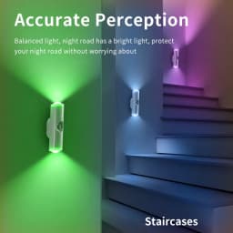 Motion Sensor Wall Light Magnetic LED Wireless Wall Sunset Lamp Rechargeable Spotlight Bedroom Hallway Stairs Living Room Decor