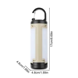 LY23 6 Modes Brightness Adjustable Camping Lantern Portable Hanging Foldable Camping Supplies 1200mah Outdoor Emergency Lantern