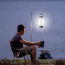 LY23 6 Modes Brightness Adjustable Camping Lantern Portable Hanging Foldable Camping Supplies 1200mah Outdoor Emergency Lantern