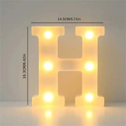 16CM LED Letter Lights,Battery Powered Alphabet Lamps For Bedroom,Birthday Party,Dining Table Decoration,Home Hanging Decor