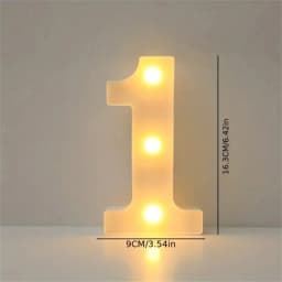 16CM LED Letter Lights,Battery Powered Alphabet Lamps For Bedroom,Birthday Party,Dining Table Decoration,Home Hanging Decor