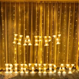 16CM LED Letter Lights,Battery Powered Alphabet Lamps For Bedroom,Birthday Party,Dining Table Decoration,Home Hanging Decor