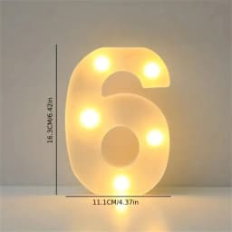 16CM LED Letter Lights,Battery Powered Alphabet Lamps For Bedroom,Birthday Party,Dining Table Decoration,Home Hanging Decor