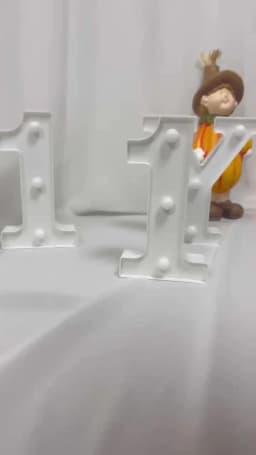 16CM LED Letter Lights,Battery Powered Alphabet Lamps For Bedroom,Birthday Party,Dining Table Decoration,Home Hanging Decor
