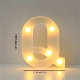 16CM LED Letter Lights,Battery Powered Alphabet Lamps For Bedroom,Birthday Party,Dining Table Decoration,Home Hanging Decor