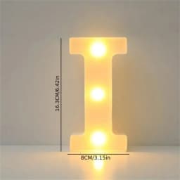 16CM LED Letter Lights,Battery Powered Alphabet Lamps For Bedroom,Birthday Party,Dining Table Decoration,Home Hanging Decor
