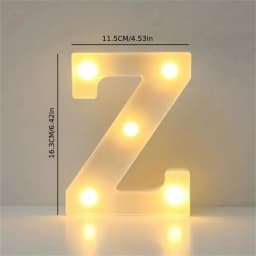 16CM LED Letter Lights,Battery Powered Alphabet Lamps For Bedroom,Birthday Party,Dining Table Decoration,Home Hanging Decor