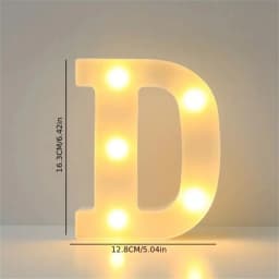 16CM LED Letter Lights,Battery Powered Alphabet Lamps For Bedroom,Birthday Party,Dining Table Decoration,Home Hanging Decor