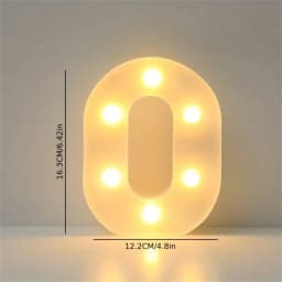16CM LED Letter Lights,Battery Powered Alphabet Lamps For Bedroom,Birthday Party,Dining Table Decoration,Home Hanging Decor